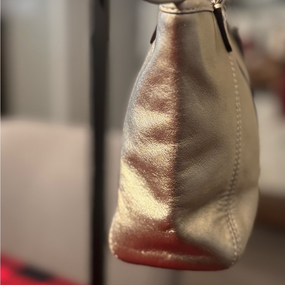 Coach Gold Shoulder Bag - Picture 3 of 9